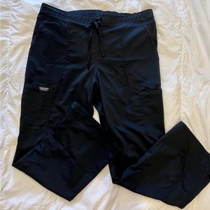Cherokee Unisex Black Medical Scrubs Bottom Size L